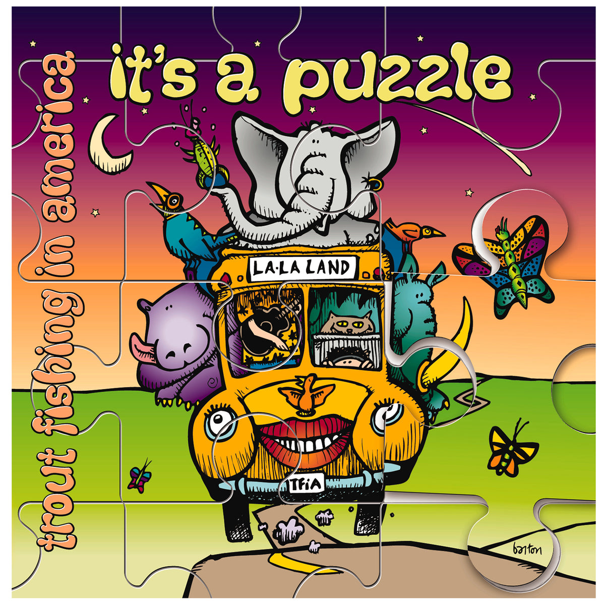 It's A Puzzle Trout Fishing in America