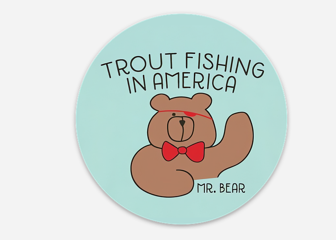Mr. Bear sticker