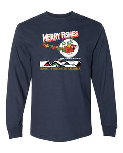 Merry Fishes To All Adult T-Shirt